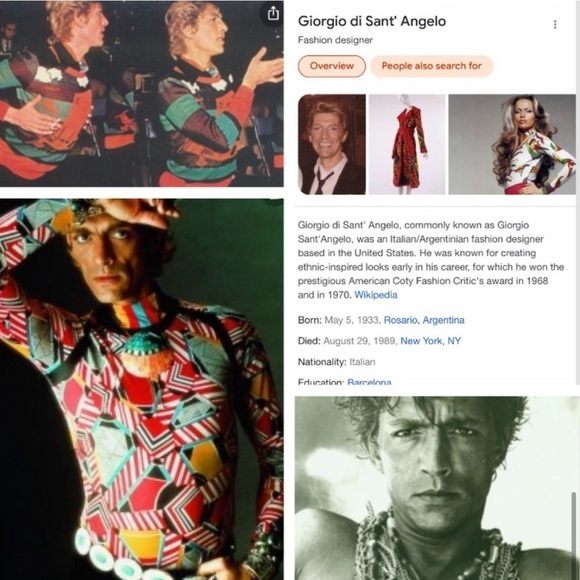 Giorgio di Sant' Angelo Biplane Intarsia Knit Maxi Dress - Picture 9 of 10